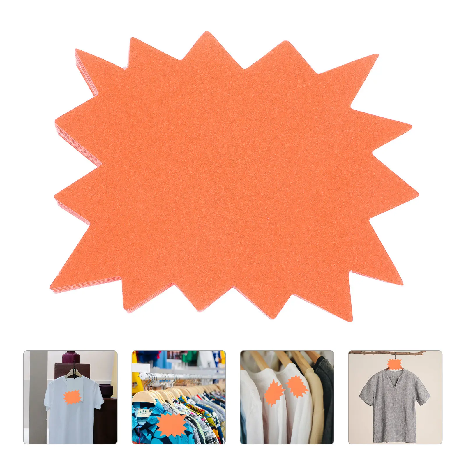 

250Pcs Vibrant Fluorescent Blank Price Labels Sticker Paper for Retail Merchandising Shelf Labeling File Folder Tag System