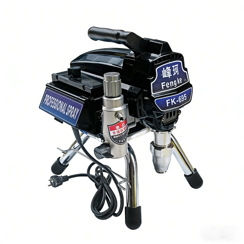 Profesional Electric  Airless Paint Spray Gun 2800W 2.8Min/L PISTON Pump Wall Oil Painting Machine 695 With Brushless Motor