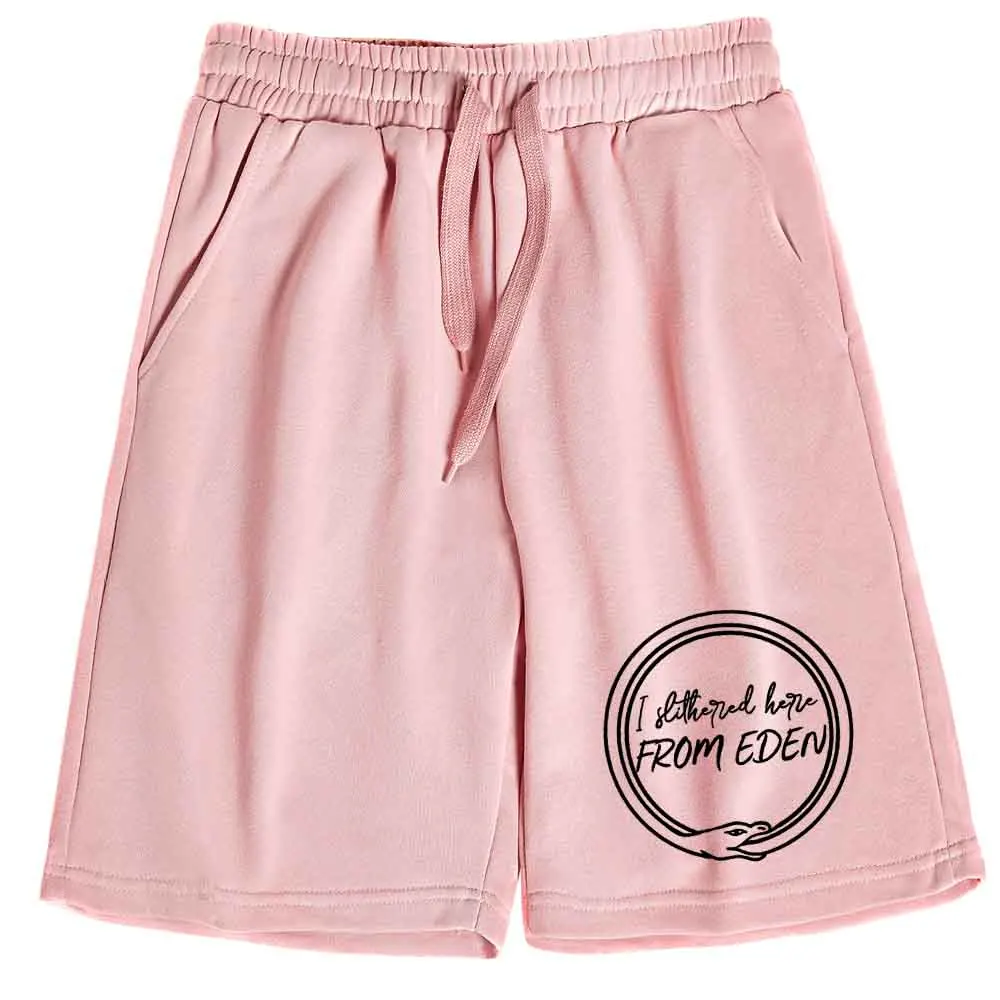 Hozier de Eden-Pantalones 2024 de algodón Unisex, pantalón corto informal con estampado de playa, Regular, Verano