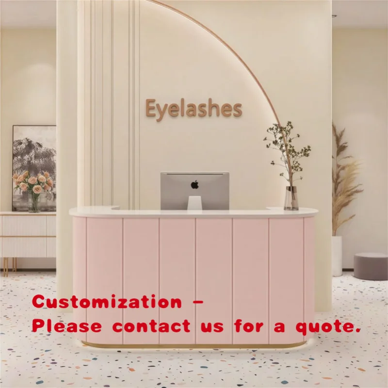 custom.Luxury Reception Desk Versatile Office Hospital Bar Hotel Living Room Workshop Salon Cashier Counter