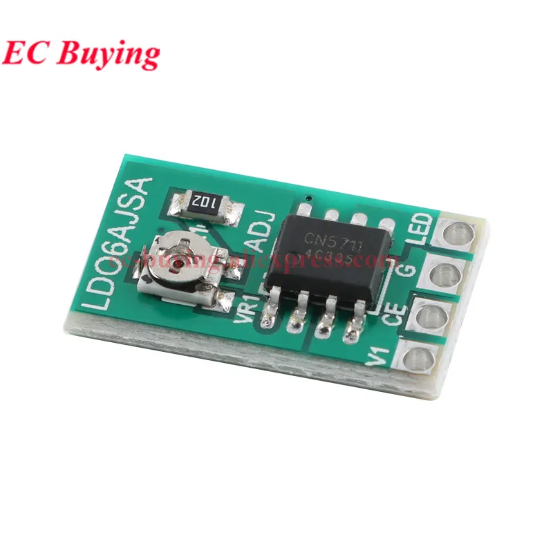 100Pcs/1pc CN5711 LED Driver Module DC 2.8-6V 30-1500MA Constant Current Adjustable Module PWM Control Board 3.3V 3.7V 4.2V 5V