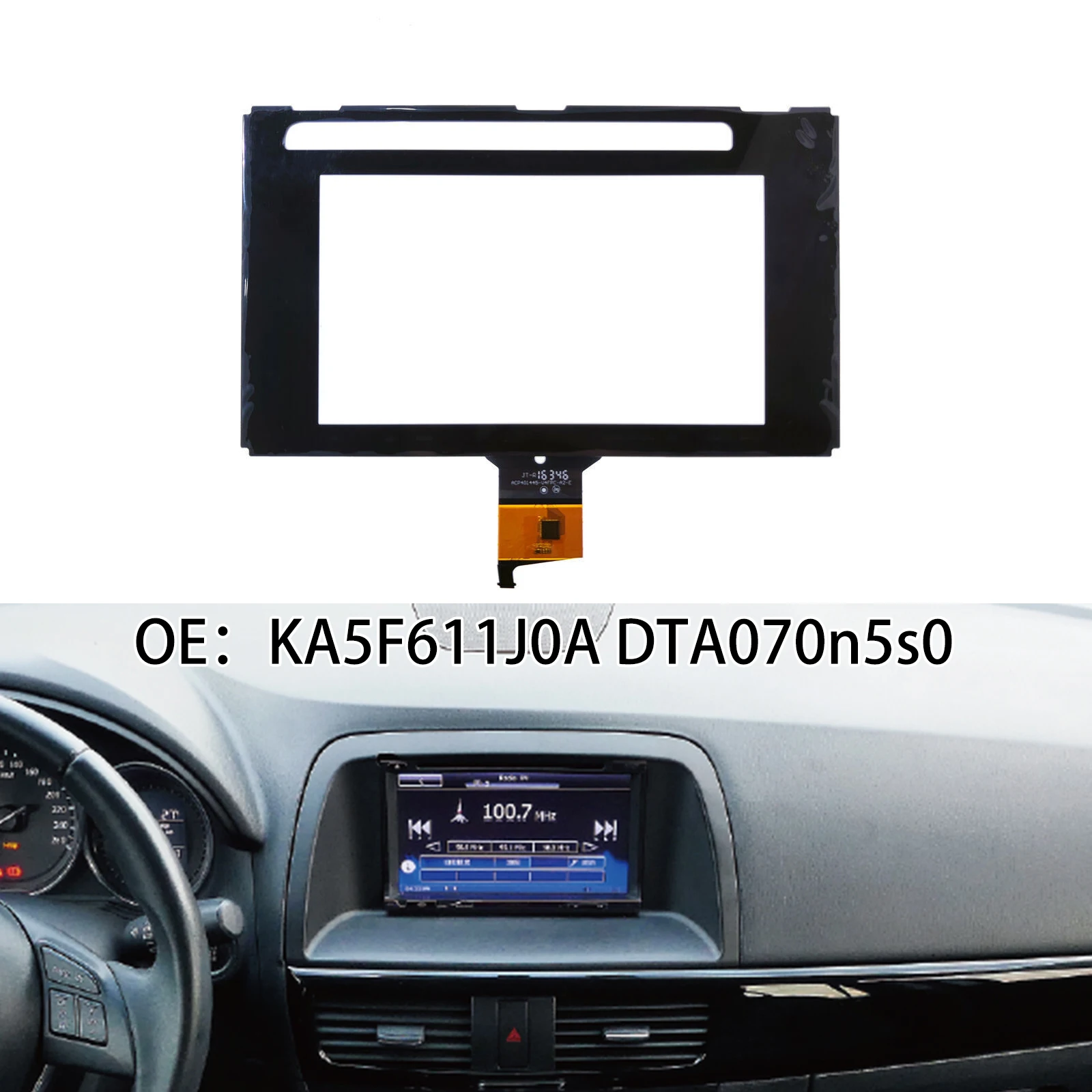 Radio Touchscreen Radio Touch Screen Car Glass Radio Touchscreen Transparent 7 Inch 10 Pins Direct Replacement