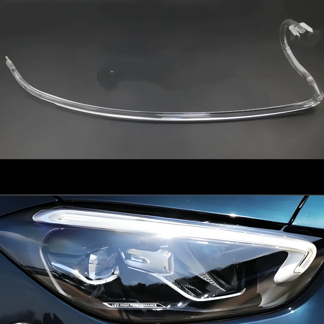 

NEW Headlight DRL Fiber Acrylic tube Guide Light Tube Strip For Mercedes C class W206 2022 2023 2024 2025