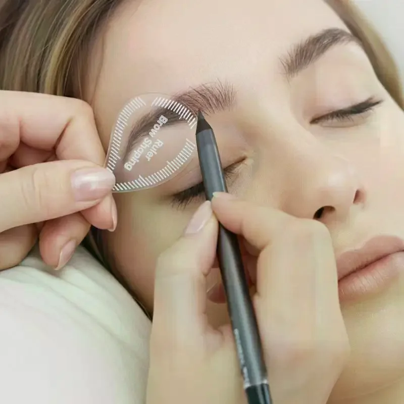 Brow Shaping Ruler Template Schablonen Schnelles Zeichnen PMU Augenbrauen Haar Schlaganfall Eyeliner
