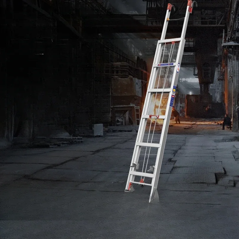 Single-sided multi-functional tool ladder two-user external  lifting and telescopic