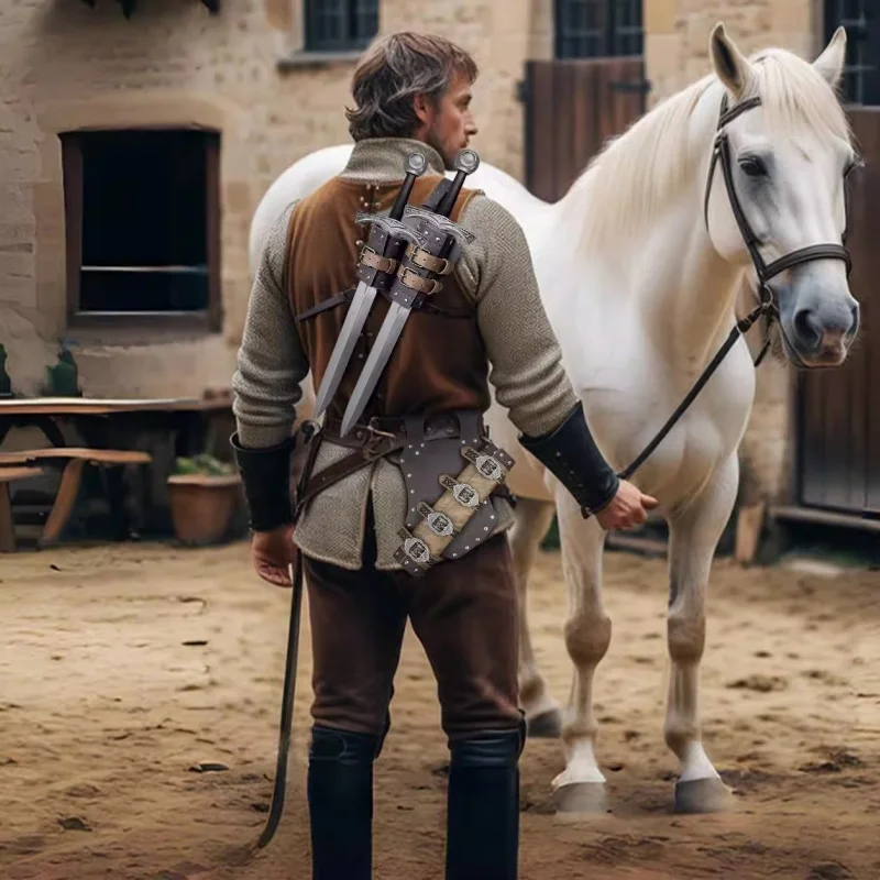 

Средневековый воин викингов, чехол для меча, пояс, доспехи, чехол для меча, реквизит для косплея