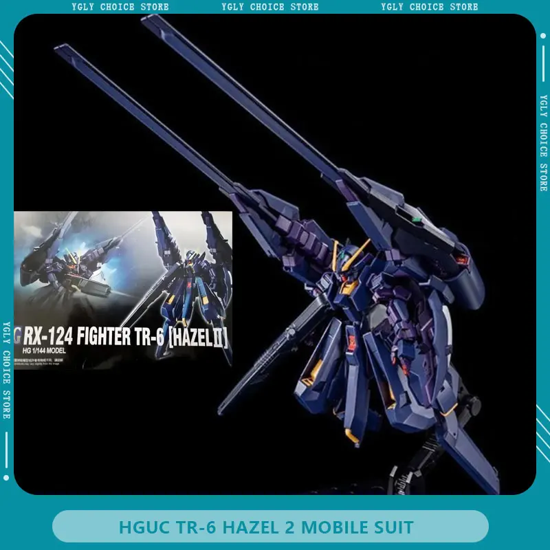 Ko Gundam Figure Assembly Model Kit Anime Figures Hguc Tr-6 Hazel 2 Mobile Suit Gunpla Action Figure Toys Kids Birthday Gifts