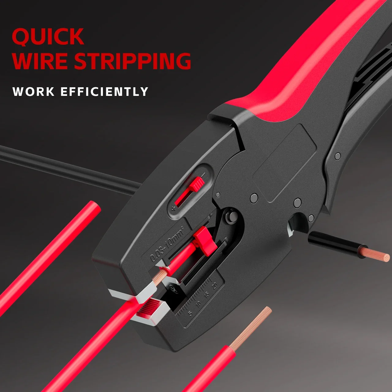 Automatic Wire Stripper and Cutter Pliers 2 in 1 Heavy Duty Tools 0.03-10mm²/32-7AWG Mini Multifunctional Electrical Repair image 4