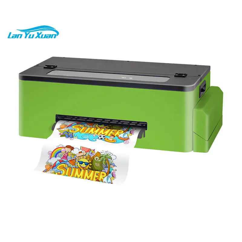 

Newest Hot Selling A3 Dtf L1800 1390 Head Roll To Roll Pet Film Textile Printer for Fabric Printing 1 Year Warranty