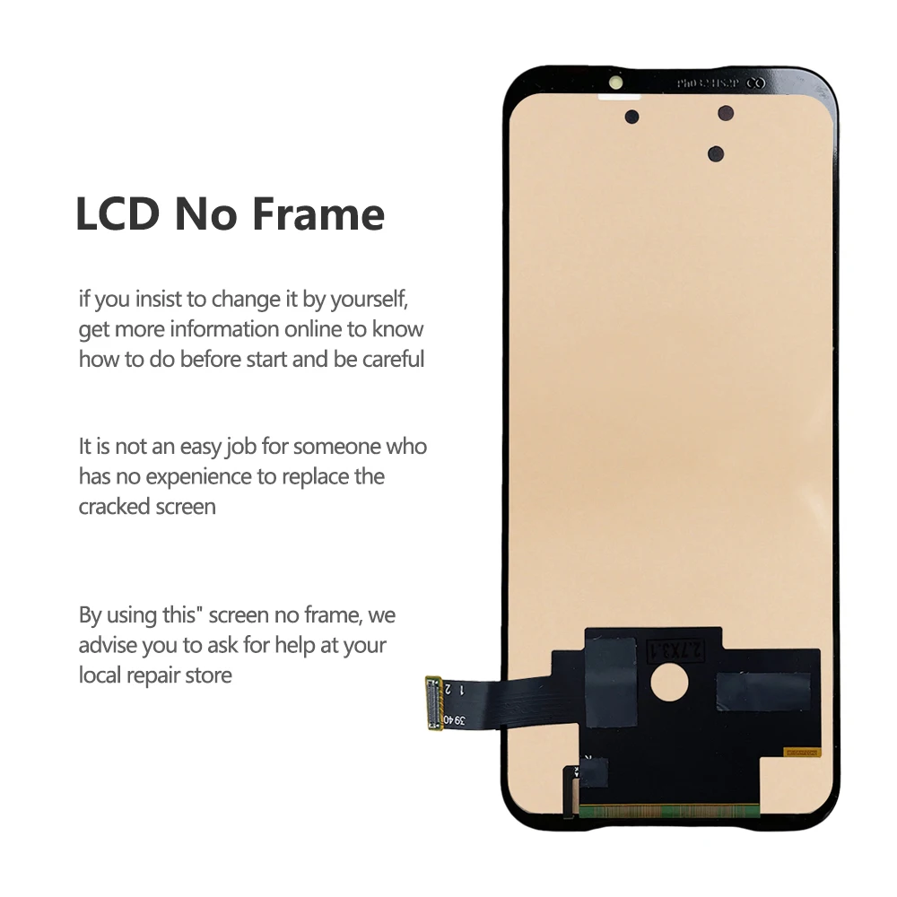 AMOLED For Xiaomi Black Shark 2 Pro LCD Display Touch Screen Digitizer Assembly DLT-A0 SKW-H0 SKW-A0 LCD Display Tested