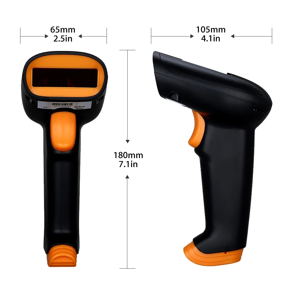 Imagem -02 - Kefar-barcode Scanner Automático sem Fio 2d qr Leitor de Código de Barras Supermercado Terminal Pos Loja Usb Pdf417 2.4g Suporte