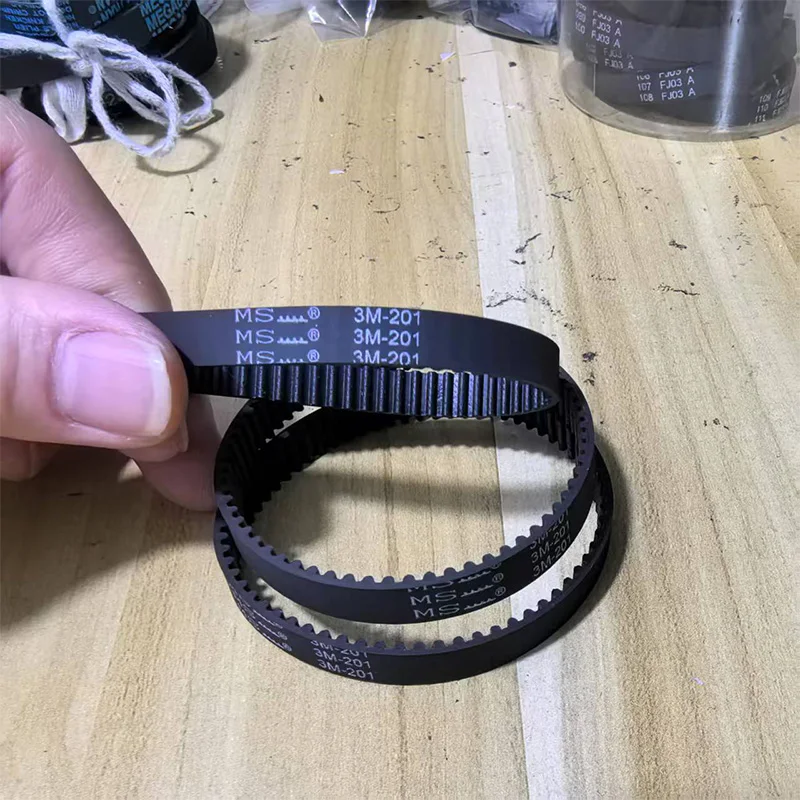 1 Uds 3M-201-8 reemplazar correas, circunferencia 201mm ancho 8mm para LEXY/Tineco/Dreame/SUPOR cinturones piezas de aspiradora