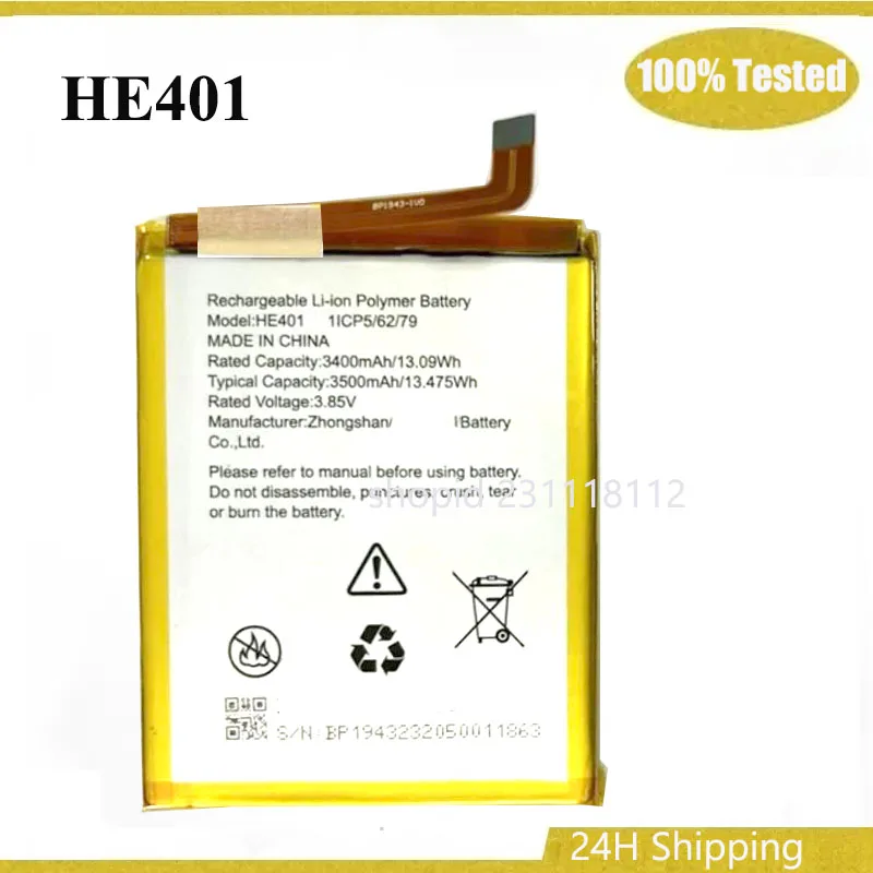 

HE401 3.85v 3400mAh for cricket lcon 3 phone battery 1ICP5/62/79