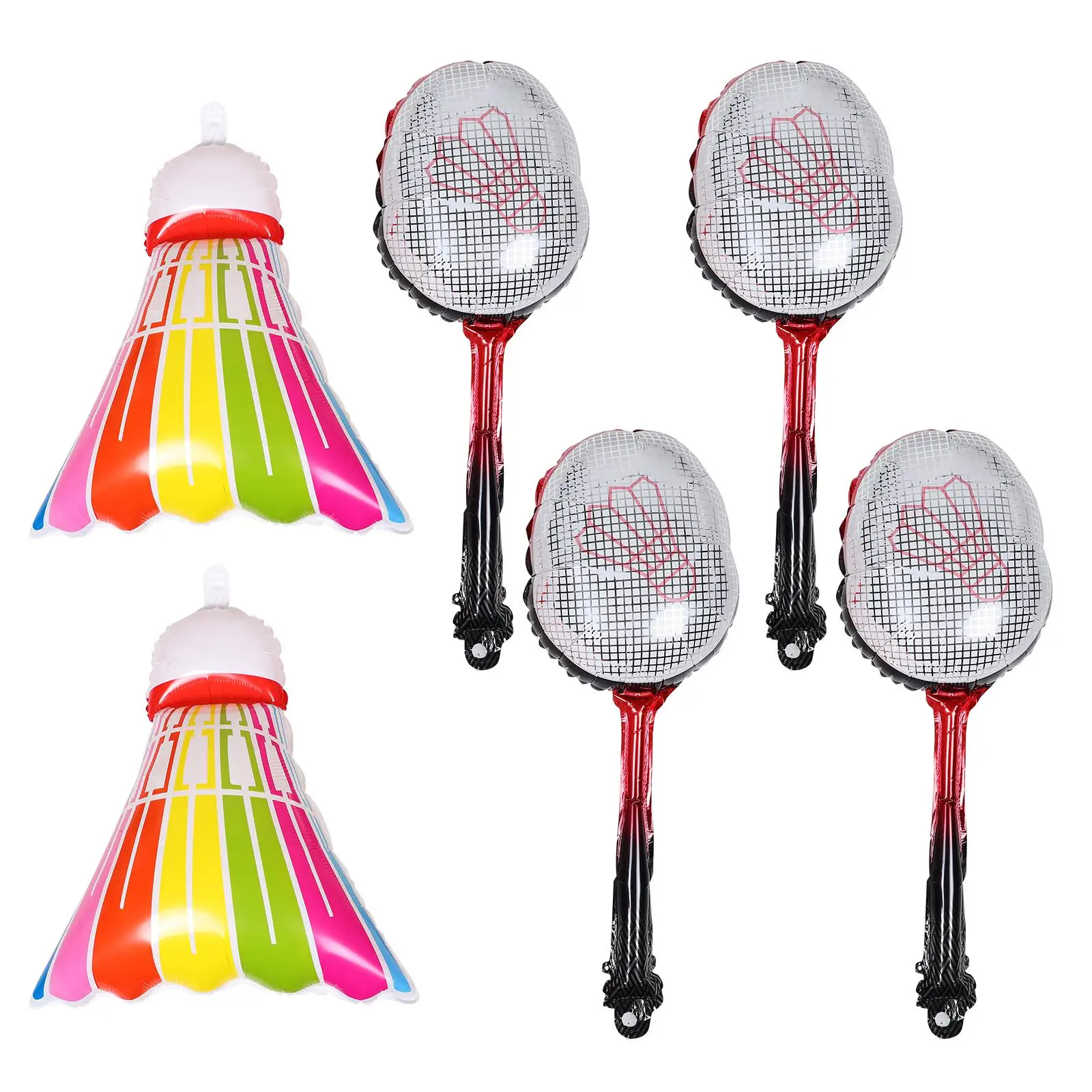 

Inflatable Badminton Shuttlecocks Balloon Outdoor Racket Lightweight Birthday Decoration Party Rackets