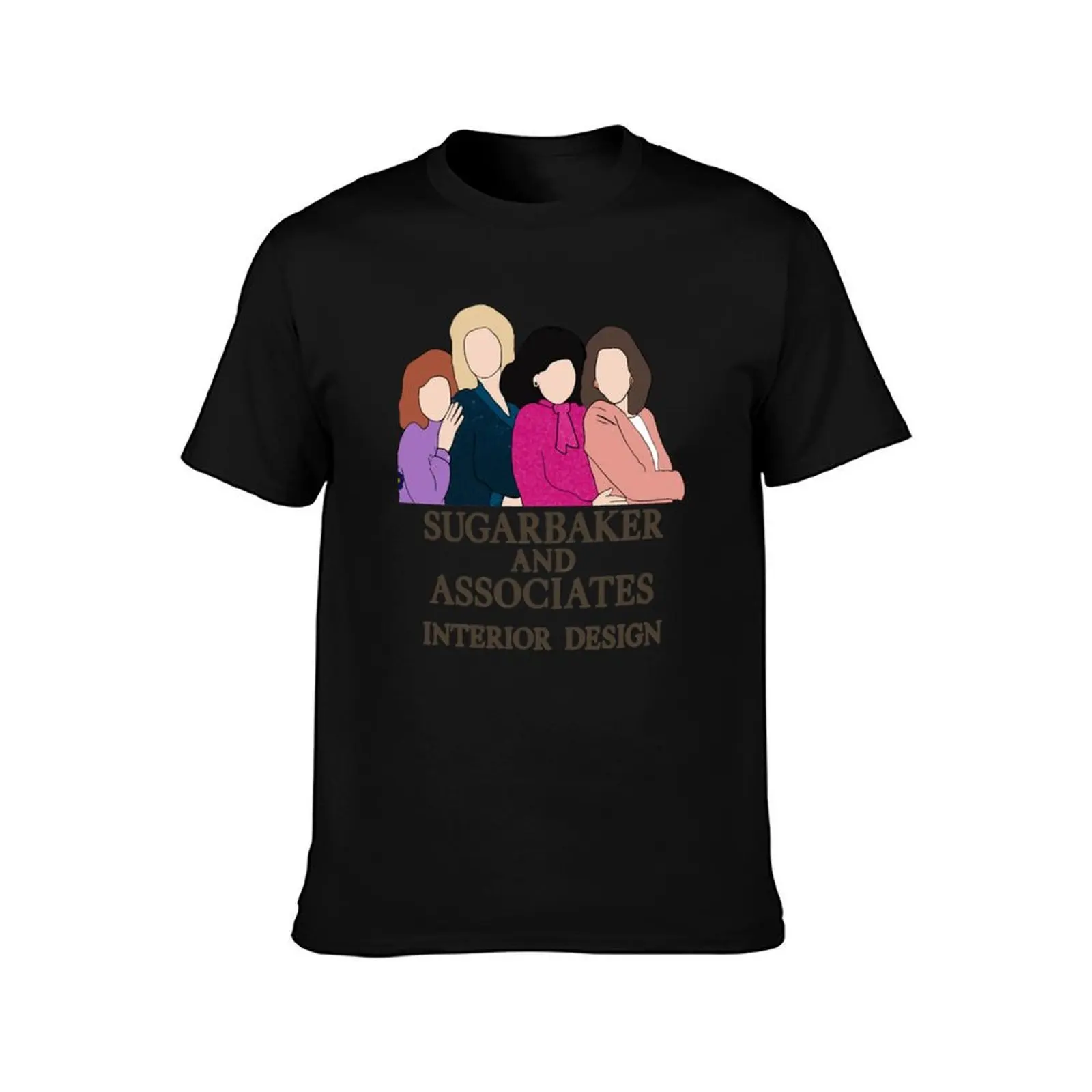 Sugarbaker And Associates My Favorite People T-Shirt, Summer Casual Cotton Tee, Oversized Streetwear Tops, Vintage Graphic Print