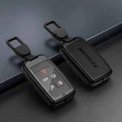 Car Aluminium Alloy Car Key Fob Cover Case For Land Rover Range Rover Discovery 5 Sport For Jaguar XEL E-PACE 2019 2020 2021