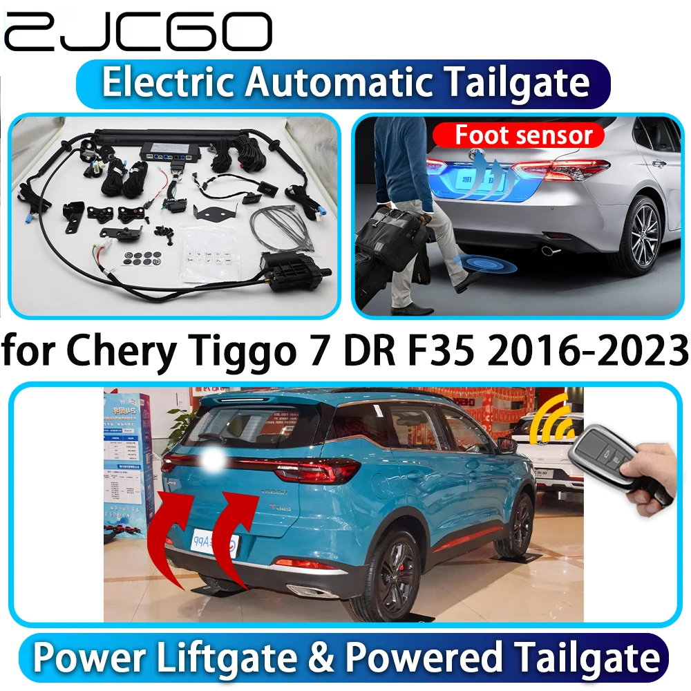 

ZJCGO for Chery Tiggo 7 DR F35 2016-2023 OEM Automatic Power Liftgate Powered Tailgate Intelligent System Trunk Control Lift Kit