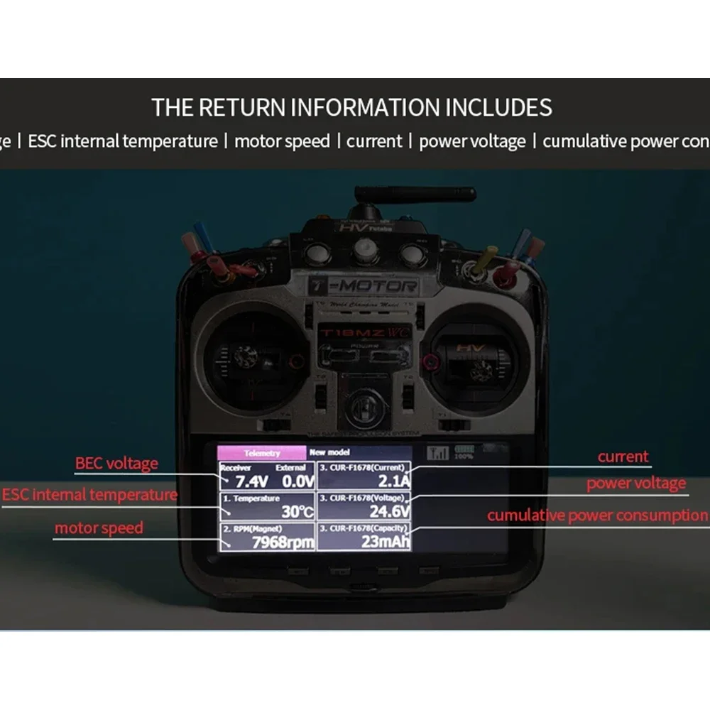 T-MOTOR AM600 Combo KV525 (AM600+AM116+16x8prop) ปลดปล่อยศักยภาพสุดขีดด้วยแรงขับสูงสุดถึง 8298 กรัม สำหรับเครื่องบิน 3D ขนาด 60-64 นิ้ว