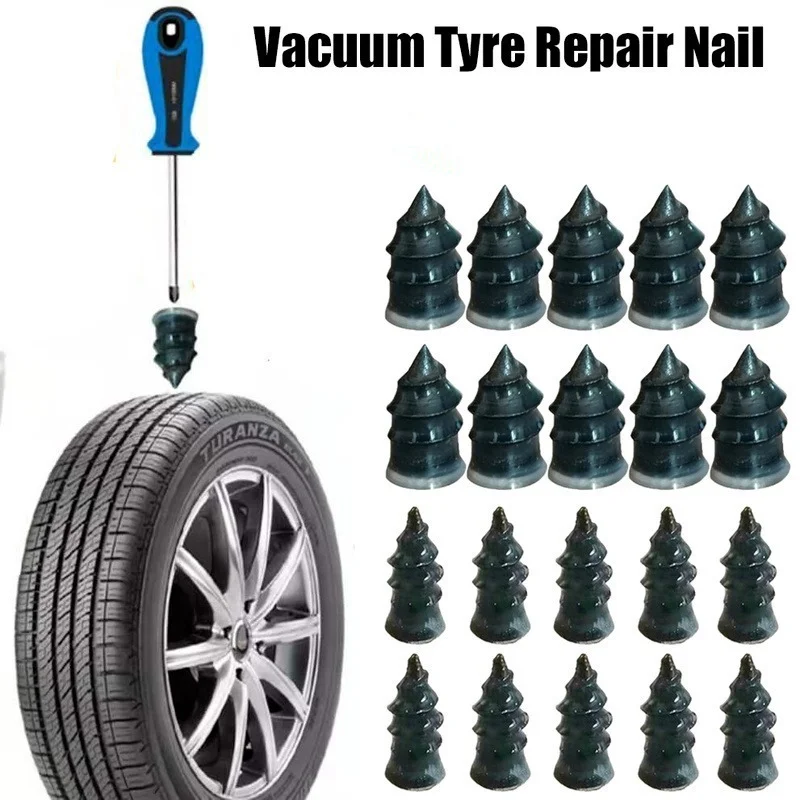 

Vacuum Tyre Repair screws Rubber Nails Tubeless Tire Repair Tool Set Self-tire Repair Tire Film Nail for Motorcycle Car Scooter