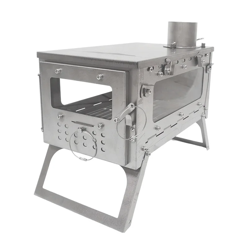 

Wood Burning Stove Folding Ultralight Camping Stove Brazier Portable Tent Fire Wood Heater Burner Portable Camping Outdoor Stove