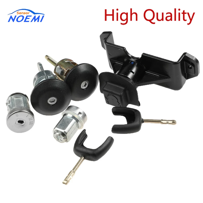 YAOPEI 7C1A-V22050-FA Door Lock Barrel Cylinder With 2 Keys For Ford Transit Mk7 2006-2011 7C1AV22050FA 6C1AV22050XB