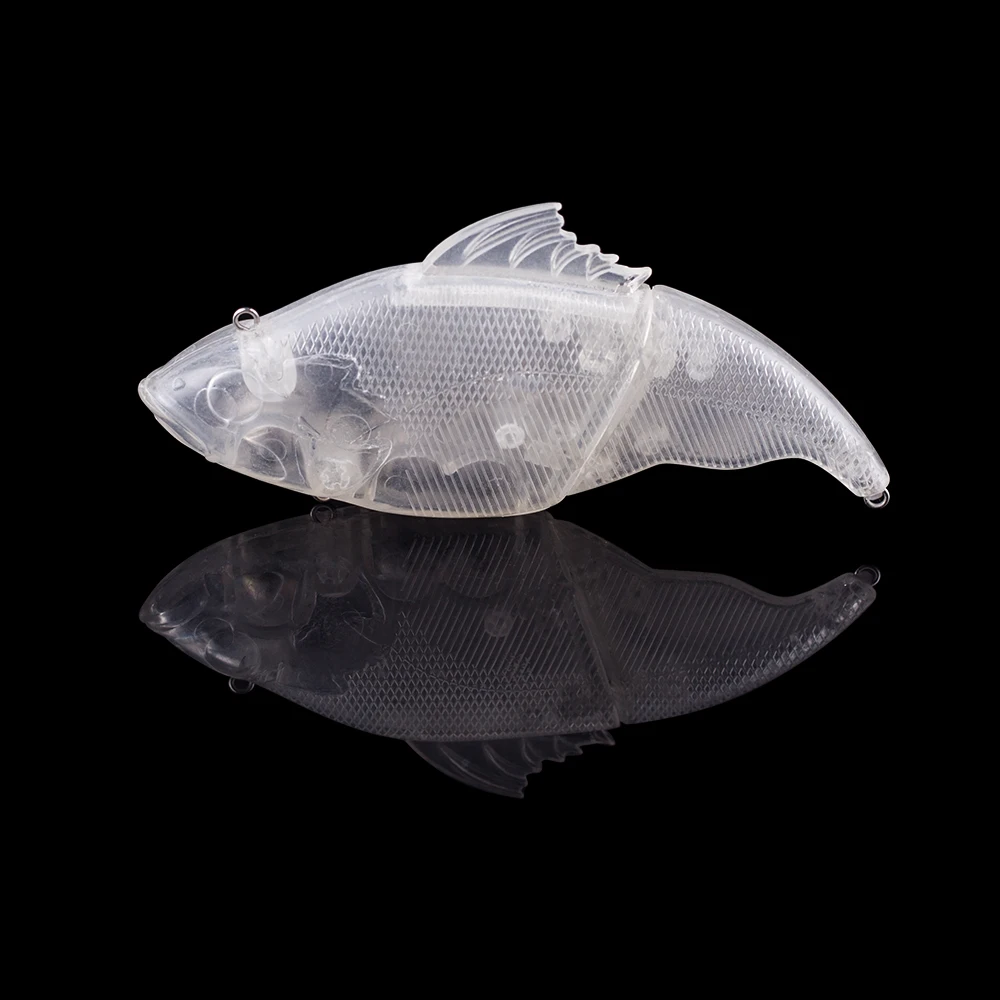 

Hanlin 2/5 шт. 10,5 см 35 г бесцветная Неокрашенная Тонущая кренкбейт многошарнирная плавающая приманка пустые рыболовные приманки скользящая приманка снасть для окуня