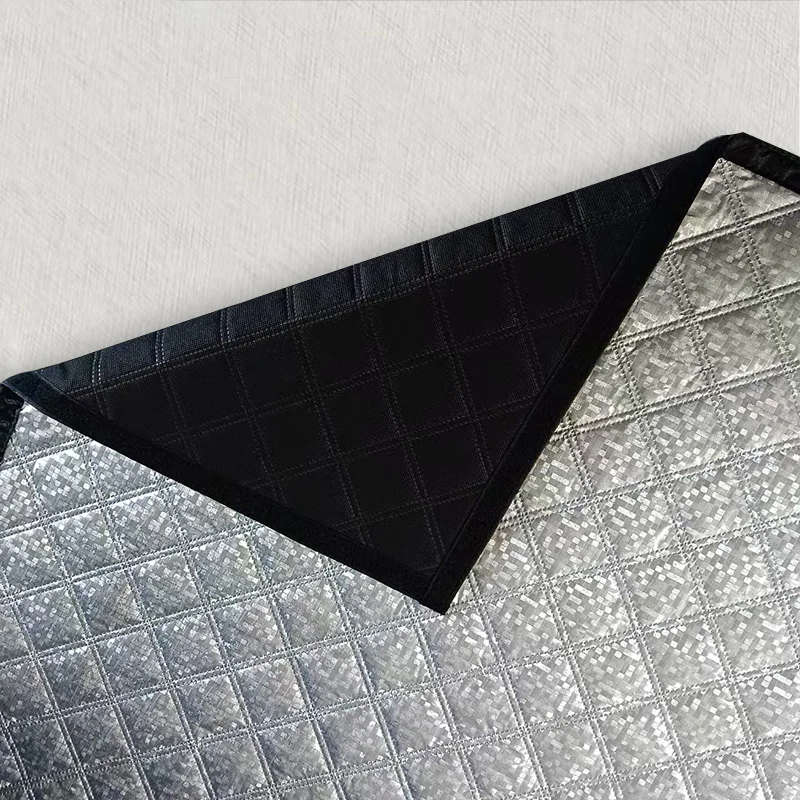 Winter New Windproof, Warm and Cold Proof Cotton Curtains Thickened, Non Perforated, Double Zipper Sealed Window Waterproof