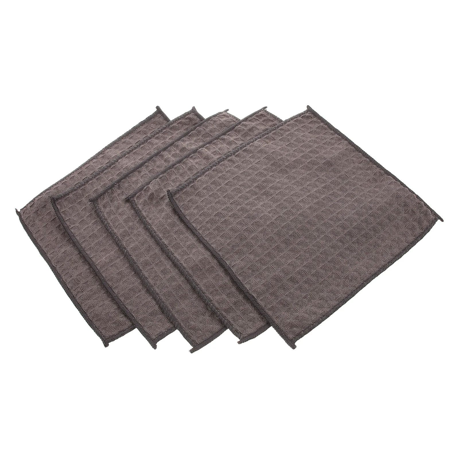 

5Pcs Kitchen Dishcloths Dish Towels Water Absorbent Small Hand Towels for Dishwashing Drying Oil Stain Cleaning Cloths