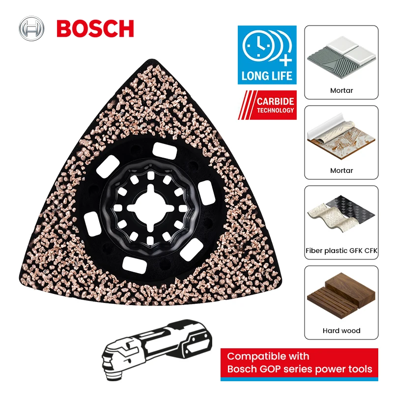 Bosch AVZ 90 RT2 Multitool Blades EXPERT Series Specialized Accessories Starlock Expert Sanding Plate For GOP12V-28 GOP30-28