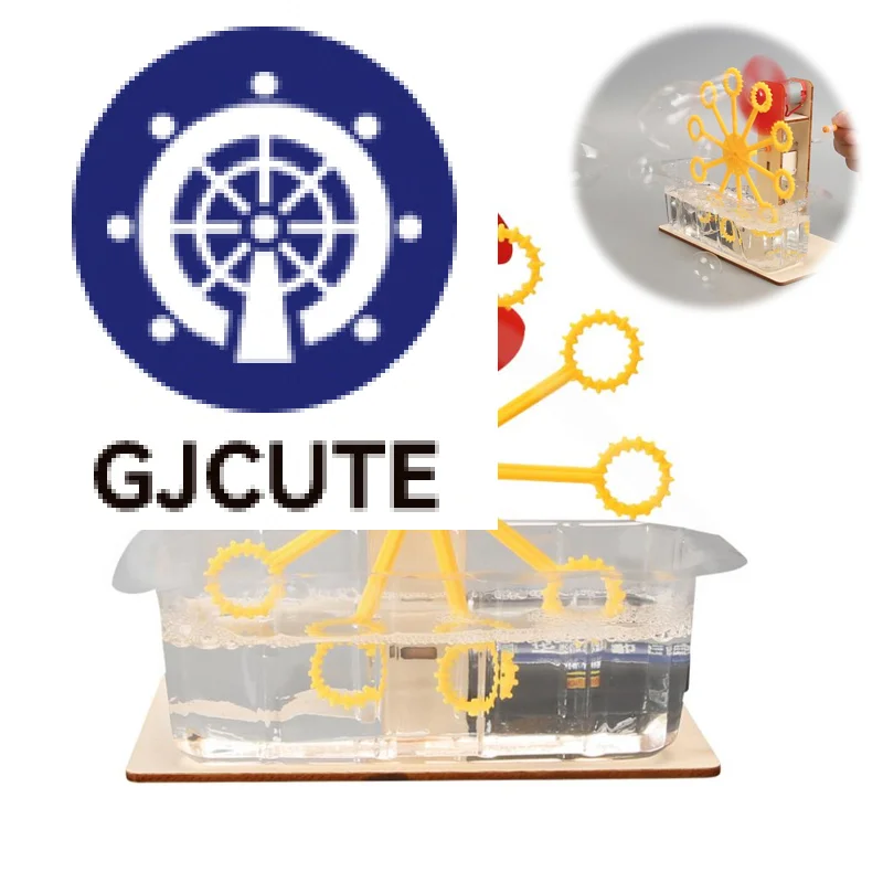 1Set kinderen DIY Handgemaakte Montage Modellen Puzzel Speelgoed Educatief Bubble Machine Speelgoed Kids Geschenken (Moet Jezelf Monteren)