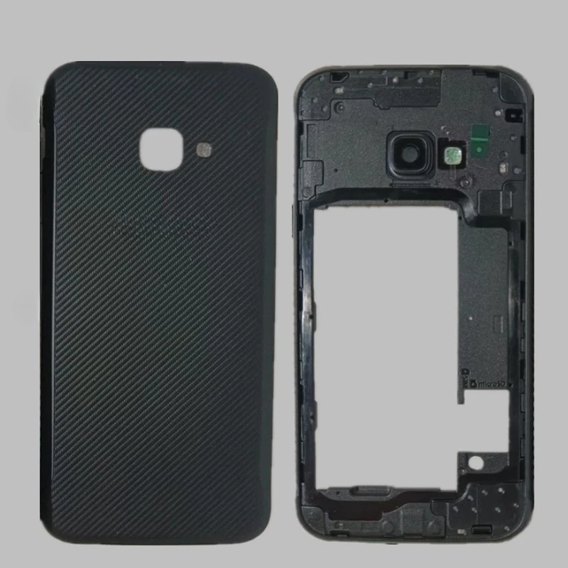 Full Housing Cover  Middle Frame Plate with Camera Lens + Battery Back Case for Samsung Galaxy Xcover 4 SM-G390F G390