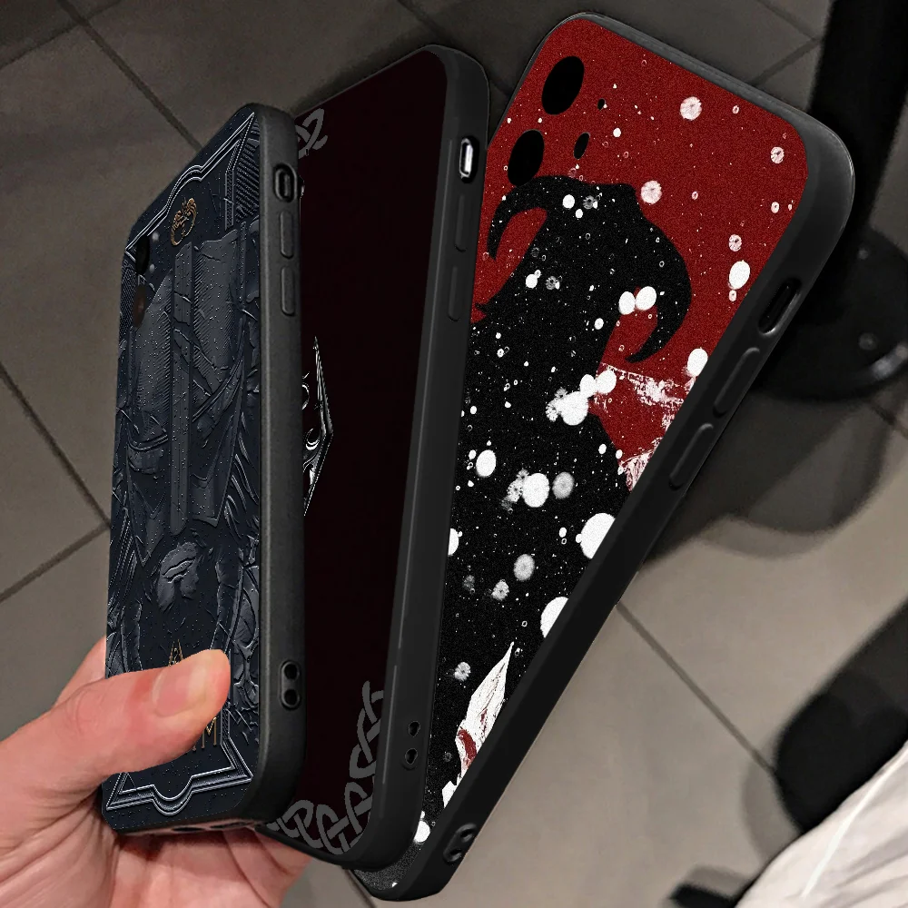 حافظة هاتف ألعاب E-Elders مصنوعة من السيليكون الناعم لهاتف S-Scrolls Skyrims IPhone 16 15 14 13 12 11 Plus Pro Max Plus #1