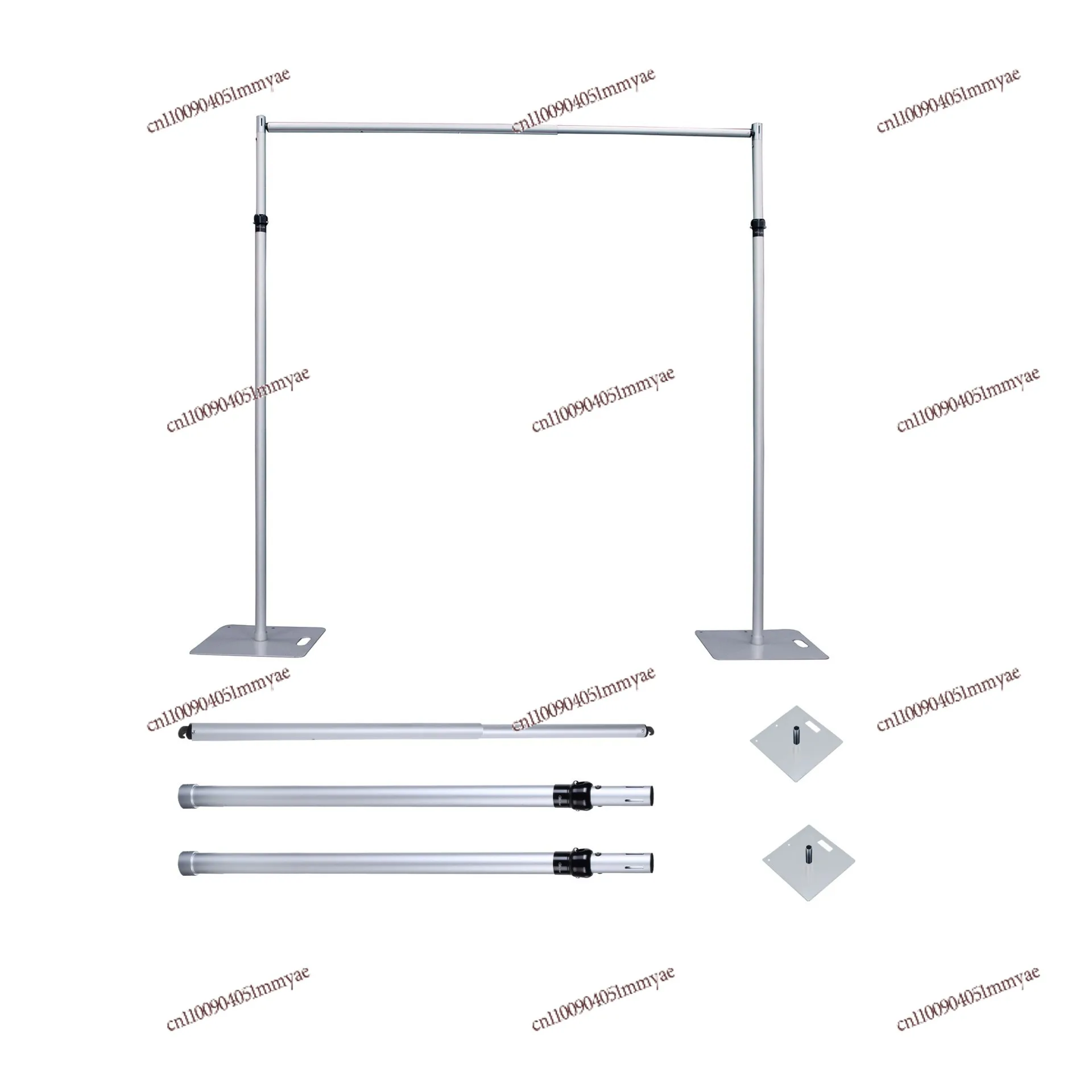 

3 * 6 meters double crossbar adjustable curtain background frame decoration
