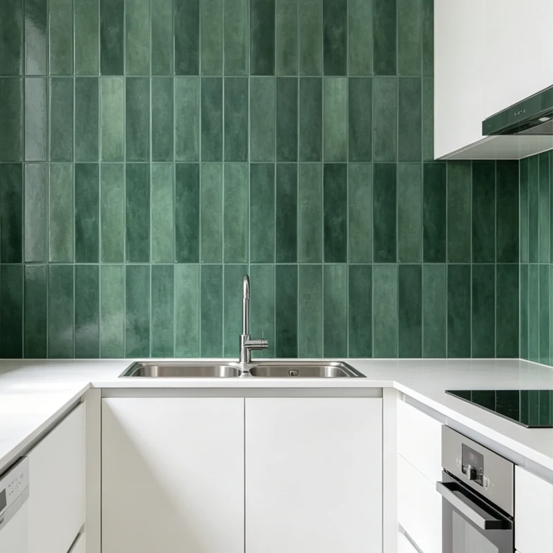 Kitchen Backsplash Peel Stick Wallpaper 44x300cm Black Line White Tile Self Adhesive Waterproof Removable Contact Paper