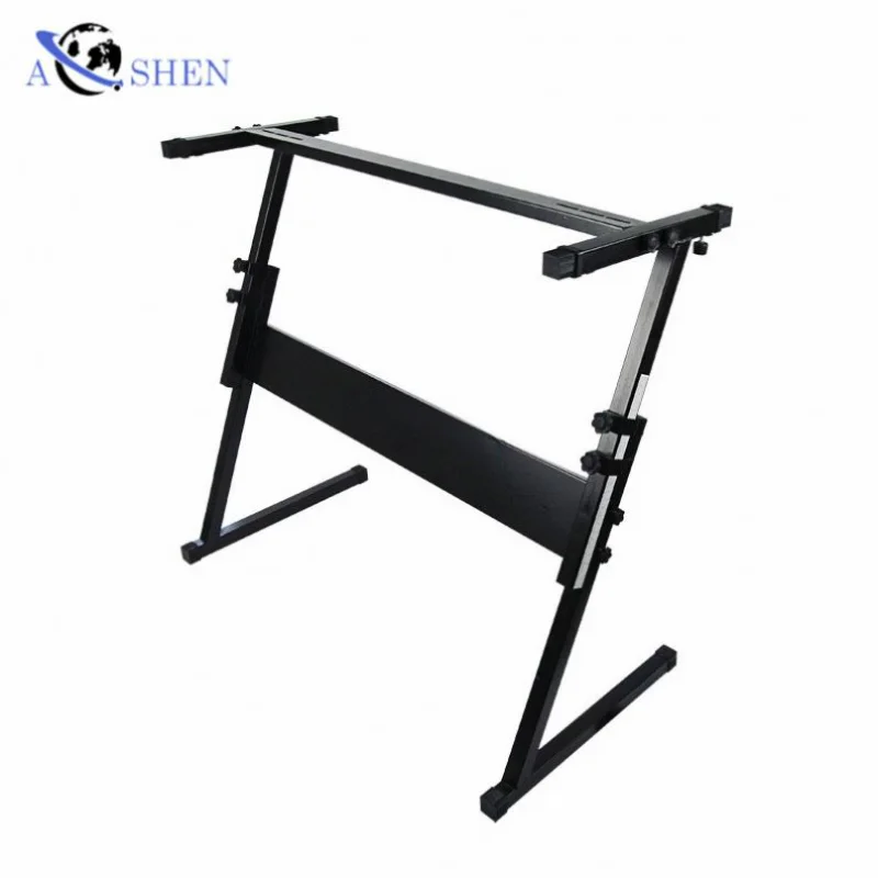 

Suporte Teclado Musical Professional Folding Common Music Keyboard Holder 54 61keys Detachable Z Piano Keyboard Stand