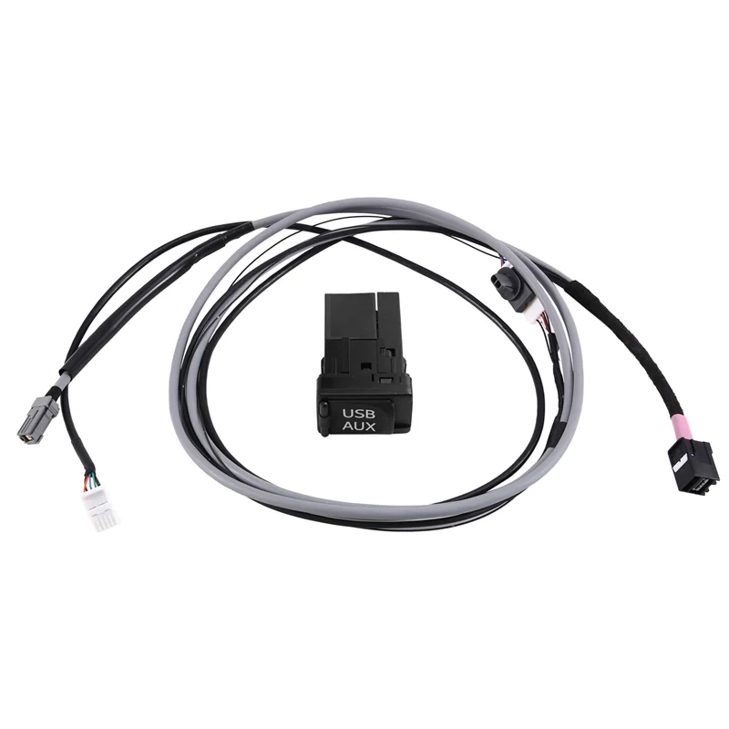 

USB AUX Interface Switch 5 Pin Plug Adapter Harness Cable Kit For Toyota Camry Corolla Reiz RAV4 Prius Verso Highlanders