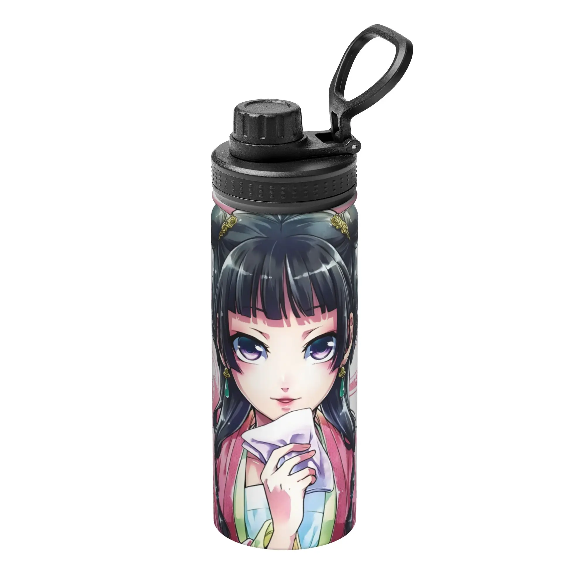 The Apothecary Diaries Anime Maomao 18OZ Sports Insulated Kettle  Coffee Cups Vacuum Flask School Mugs Spill Proof