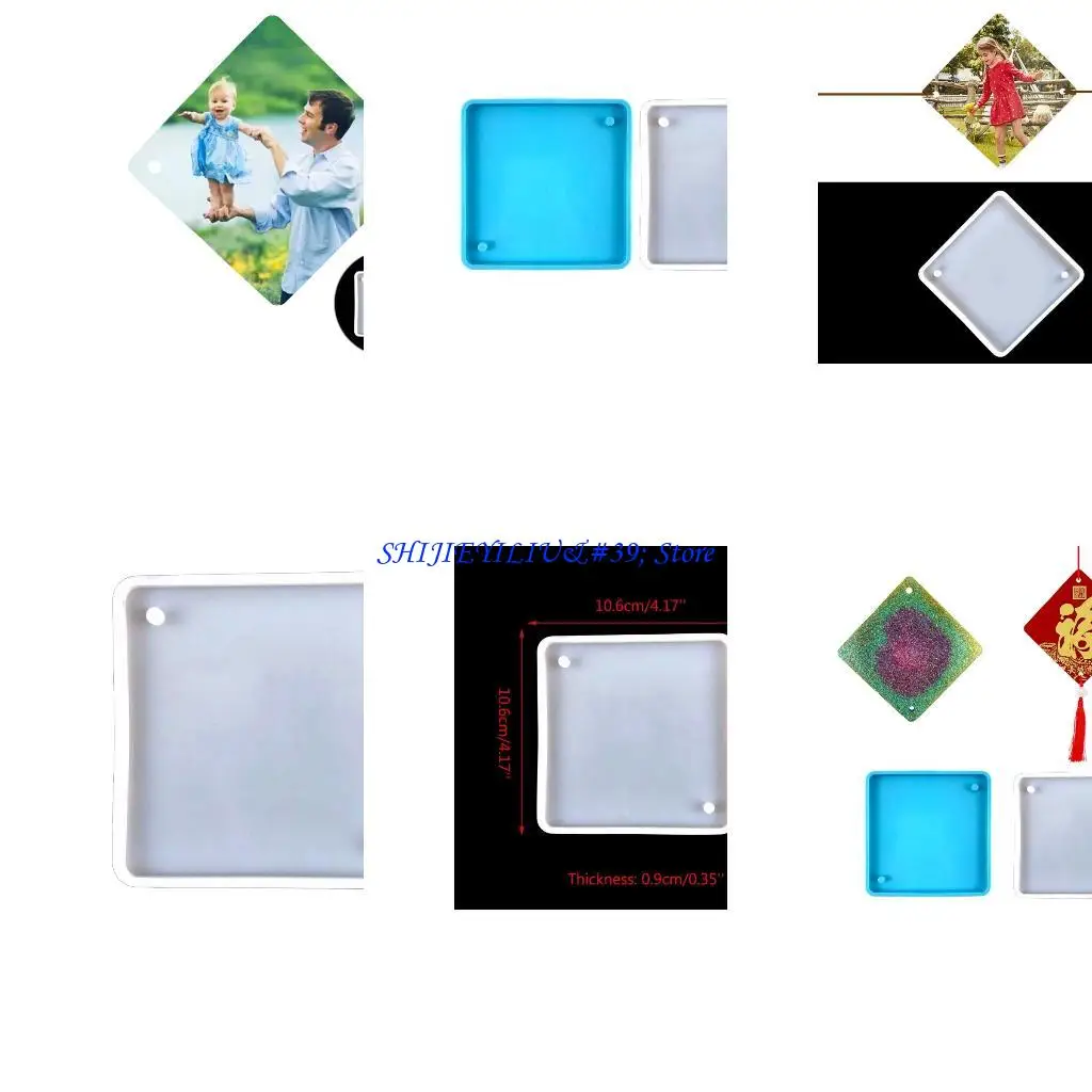 

E21f квадратная квадратная квадратная квадратная шлифовальная плесени для подвесной формы для литейных форм смолы с отверстием