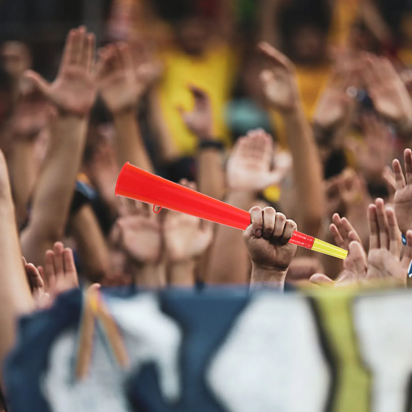 

6Pcs Loud Plastic Sports Game Horn Sports Fans Trumpet Bright Color Cheering Horn for Birthday Parties Festivals