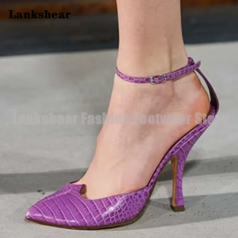 

Sexy Pointy Split Toe Sandals Women Shoes Summer Ankle Strap Luxury Designer Elegant Party Pumps Sandalias De Mujer Verano