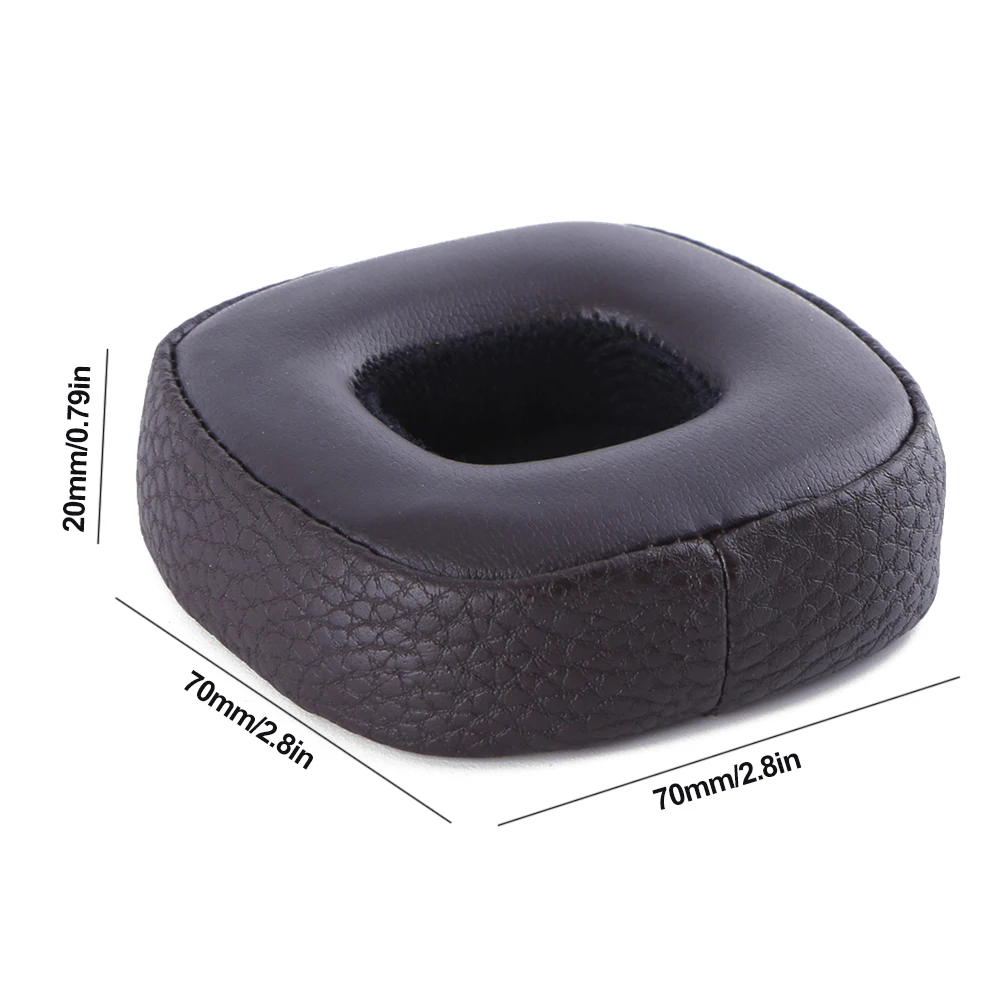 1 Pair Replacement Ear Pads Cushions Protein Leather Headphones Ear Cushions Ear Cups Cover Repair Parts for Marshall Major IV