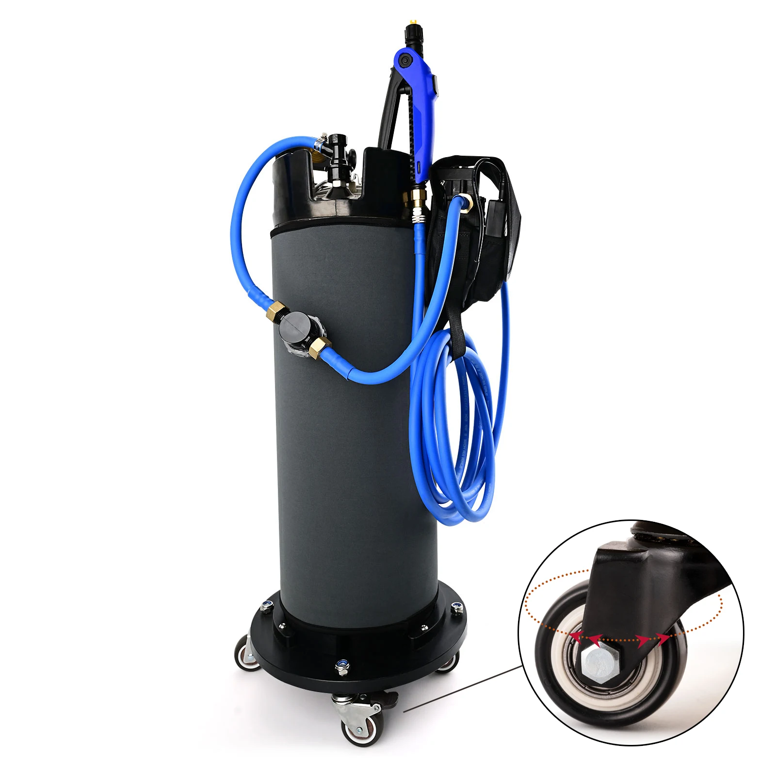 

FOSHIO 9,5 л/19 л Распылитель для бака для мойки автомобиля с подвижным долли-тонером, основанием для чистки автомобиля PPF, набор ведер для распыления высокого давления