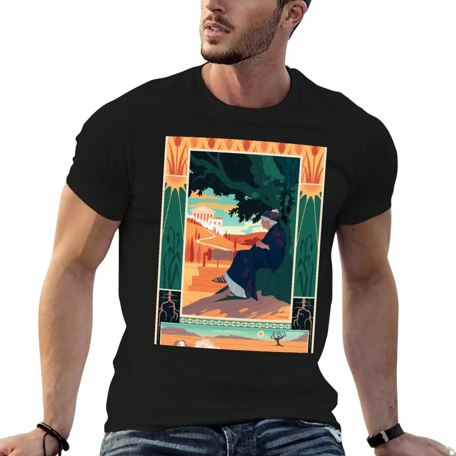 

Demeter at Eleusis T-Shirt man graphic t shirt t shirts for man graphic vintage t shirt man casual T-shirt