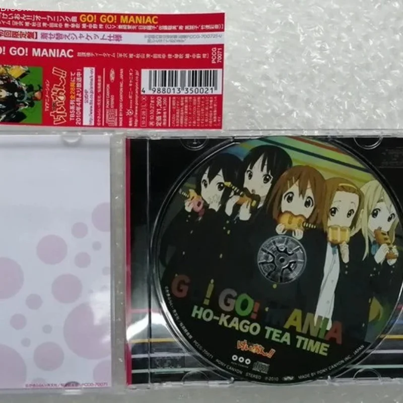 Anime K-ON 3Pcs Limited CD Set GO! GO! MANIAC Listen!! Utauyo!!MIRACLE Houkago Tea Time Anime S2 OP Collection Fan Music Gifts