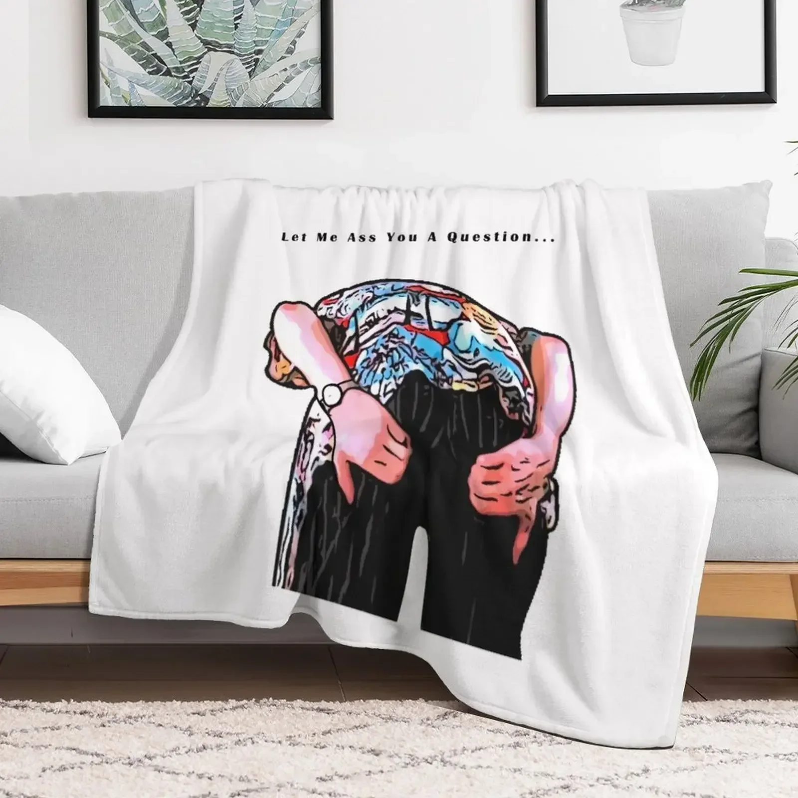 

Pet Detective Cartoon Throw Blanket Custom Thin manga Blankets