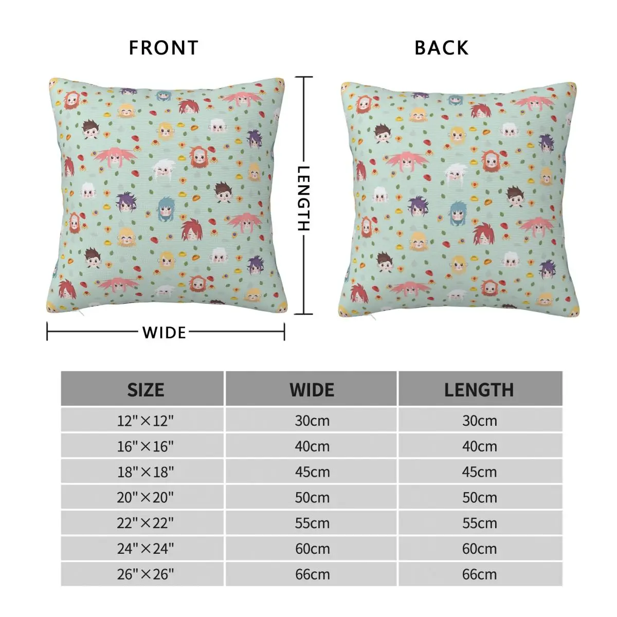 Tales Of Symphonia Game Square Pillowcase Polyester Linen Velvet Creative Zip Decor Home Cushion Cover 45x45
