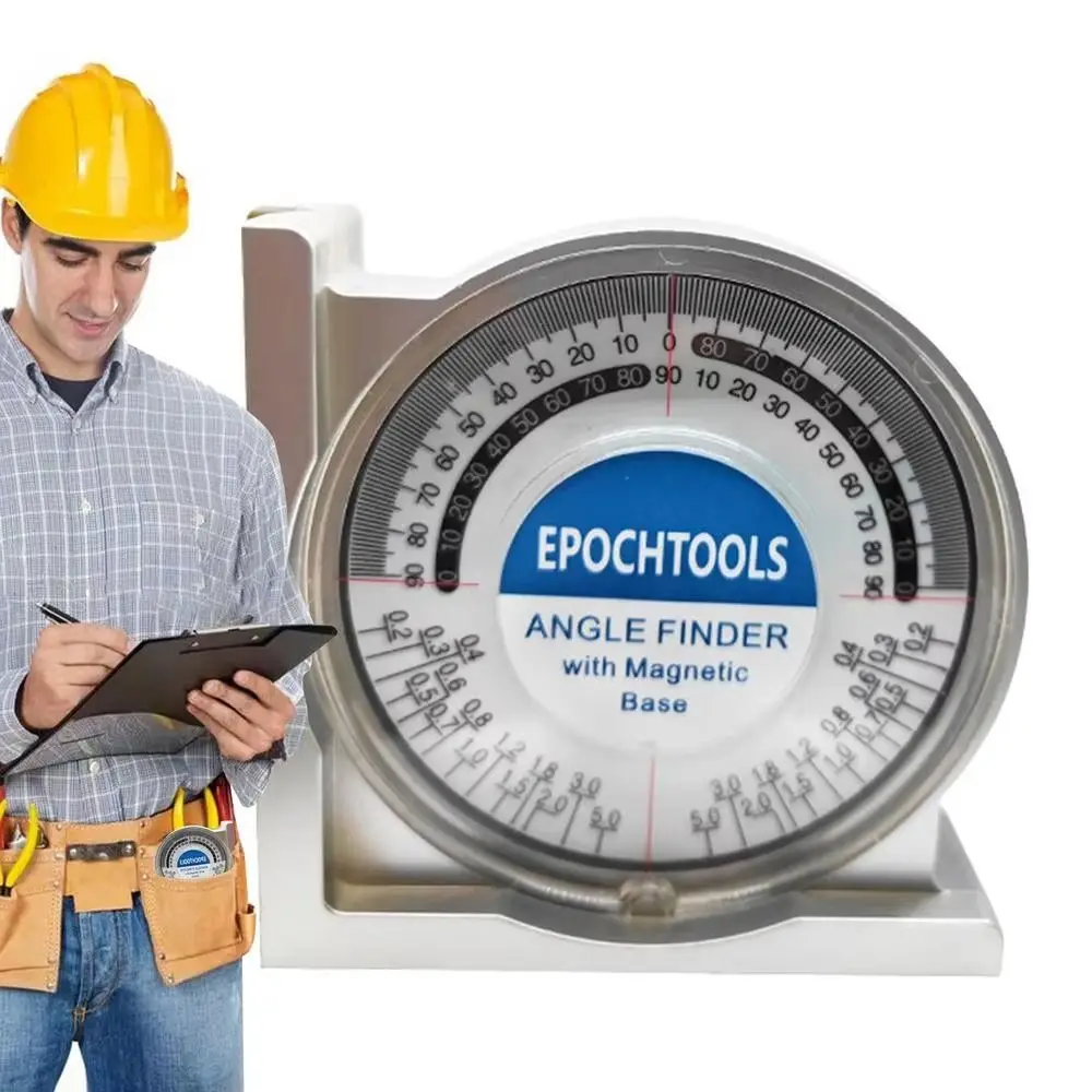 

Magnetic Slope Level Meter Multifunctional High-Precision Portable Mini Protractor The Scale Is Clear Vertical Bubble