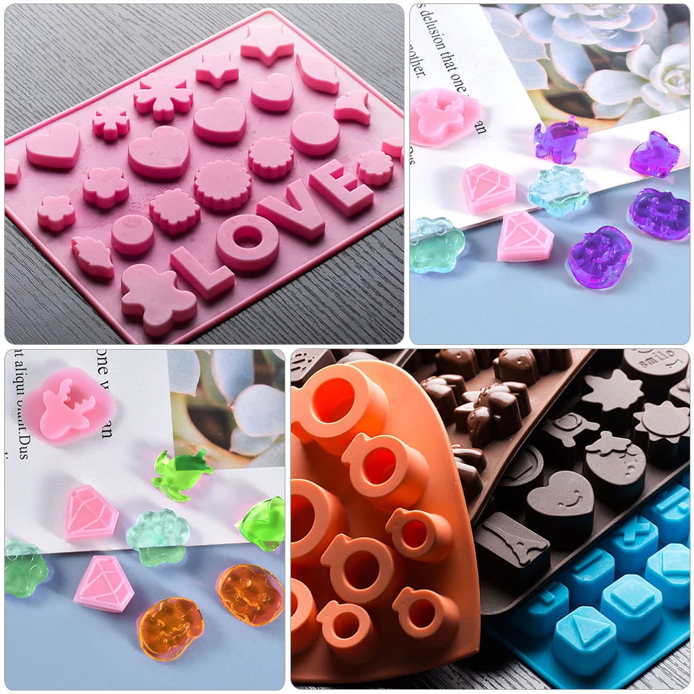 

Silicone Mold of The Lid DIY Earring Template Jewelry Silica Gel Epoxy Pendant Hanging Ornament Casting Mould