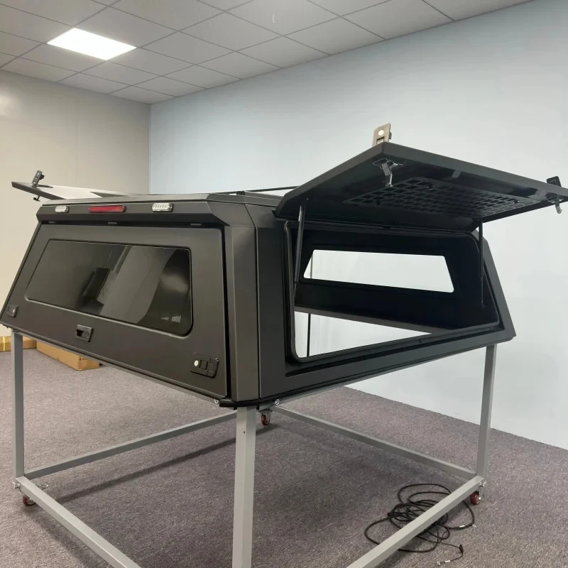 Hot selling 4X4 Durable Aluminum Alloy Waterproof Locking Tailbox Truck Hardtop Sports Style No-Drill Installation