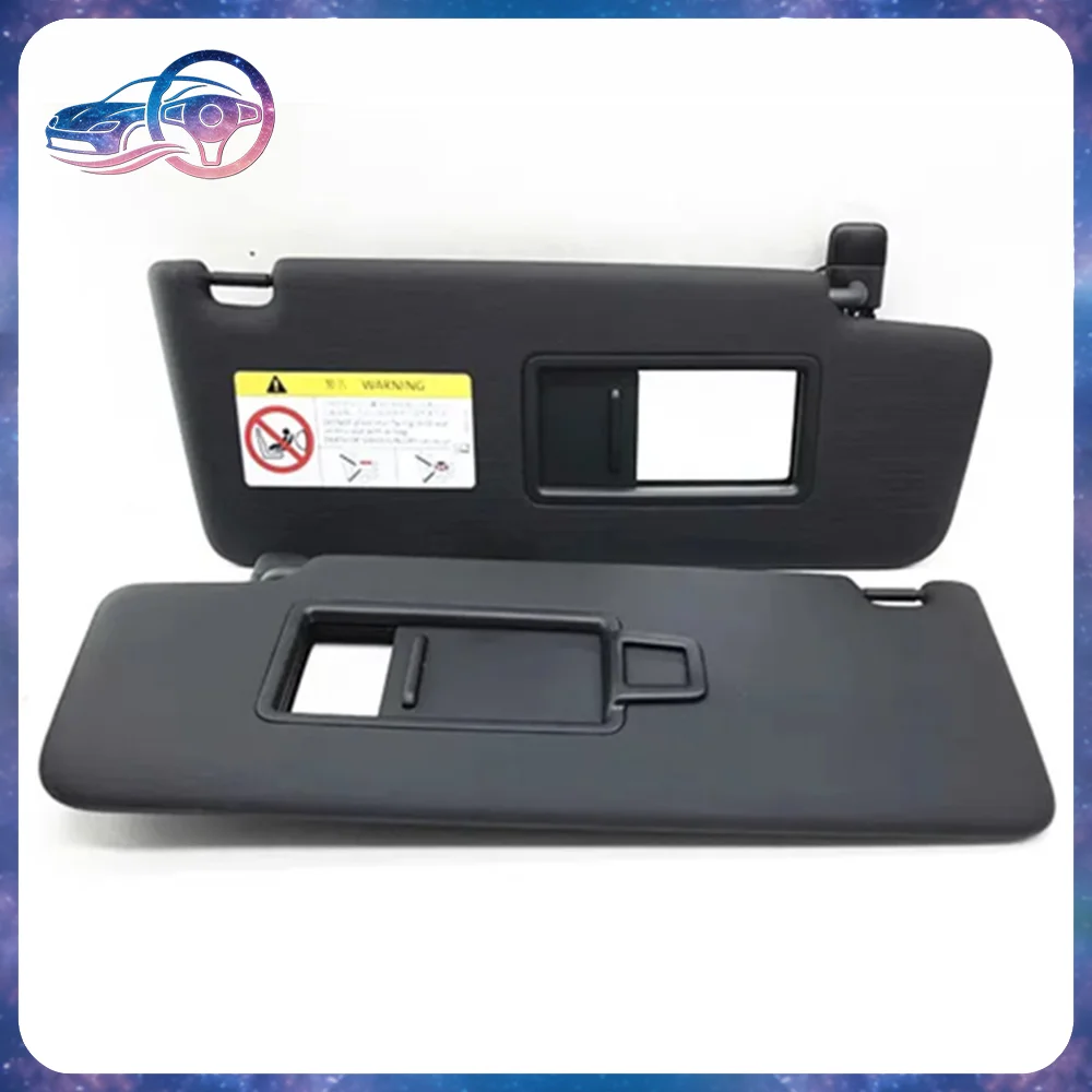 

5TD857551 5TD857552 Black Gray Sun Visor Vanity Mirror for VW Tiguan L Skoda Kodiaq Driver Passenger Side Left Right Pair